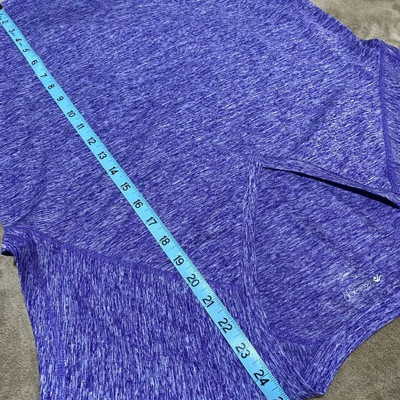 Women Sport Tee Extra Large XL Rapidry Tee Yoga Top Marled Purple T-Shirt - Picture 8 of 14